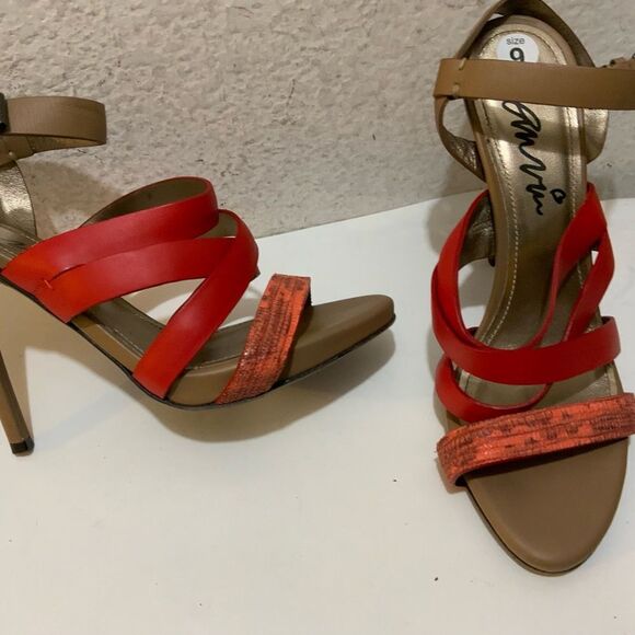Lanvin/ Heels/ Sandals/ leather size 9 - Picture 3 of 15